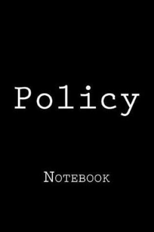 Cover of Policy