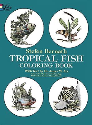 Book cover for Tropical Fish Coloring Book