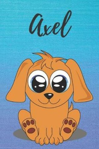 Cover of Axel dog coloring book / notebook / journal / diary