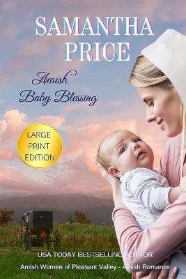 Book cover for Amish Baby Blessing LARGE PRINT