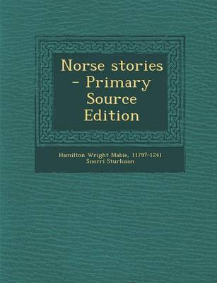 Book cover for Norse Stories - Primary Source Edition