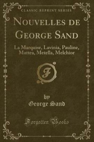 Cover of Nouvelles de George Sand