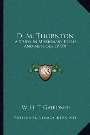 Cover of D. M. Thornton D. M. Thornton