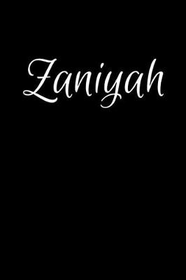 Book cover for Zaniyah