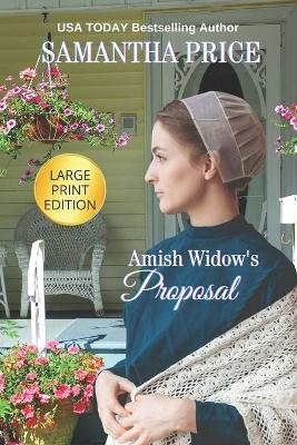 Book cover for Amish Widow's Proposal LARGE PRINT