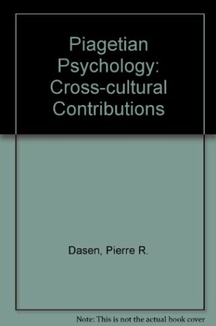 Cover of Piagetian Psychology