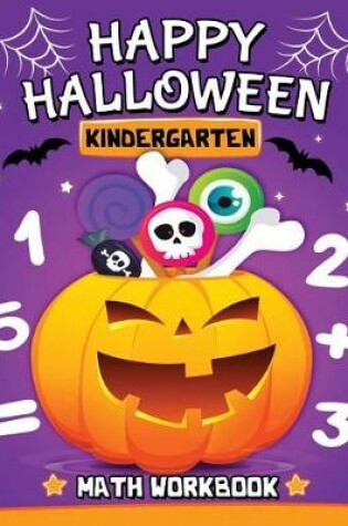 Cover of Halloween Kindergarten Math Workbook