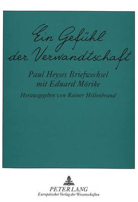 Book cover for Ein Gefuehl Der Verwandtschaft