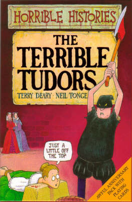 Cover of Terrible Tudors Book and Playing Cards Pack