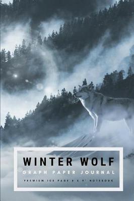 Book cover for Winter Wolf Graph Paper Journal