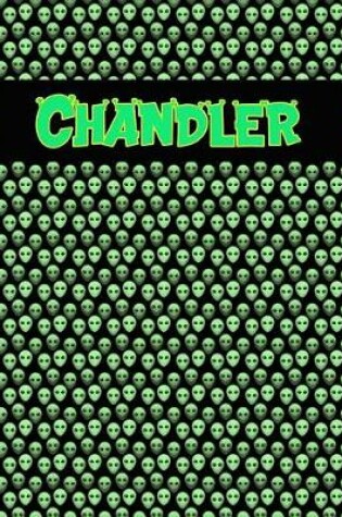 Cover of 120 Page Handwriting Practice Book with Green Alien Cover Chandler