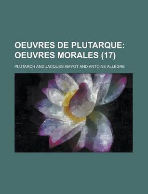 Book cover for Oeuvres de Plutarque (17)