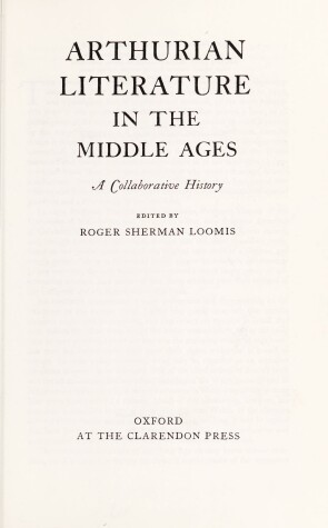 Cover of Arthurian Literature in Middle Ages
