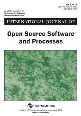 Book cover for International Journal of Open Source Software and Processes, Vol 3 ISS 4
