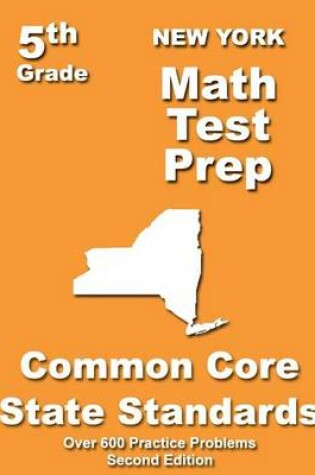 Cover of New York 5th Grade Math Test Prep