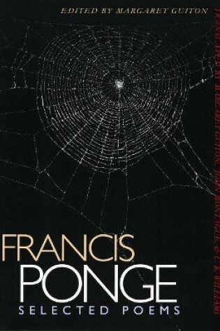 Cover of Selected Poems | Francis Ponge