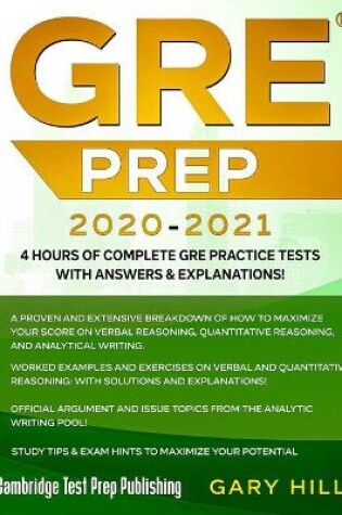 Cover of GRE Prep 2020-2021