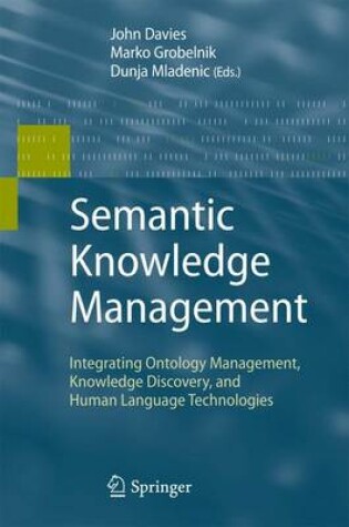Cover of Semantic Knowledge Management