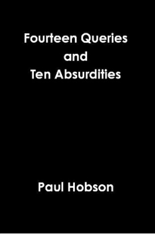 Cover of Fourteen Queries and Ten Absurdities