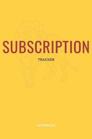 Cover of Subscription Tracker