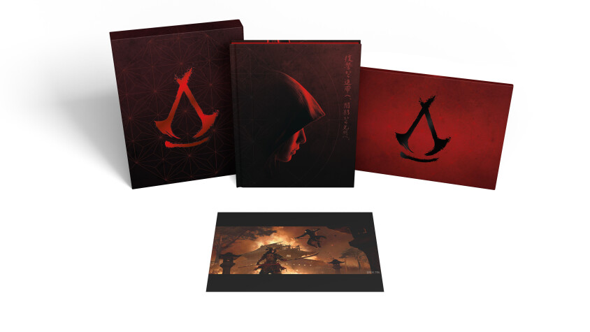 Book cover for The Art of Assassin's Creed Shadows