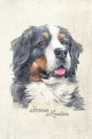 Cover of Bernese Mountain Dog Portrait Notebook