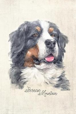 Cover of Bernese Mountain Dog Portrait Notebook