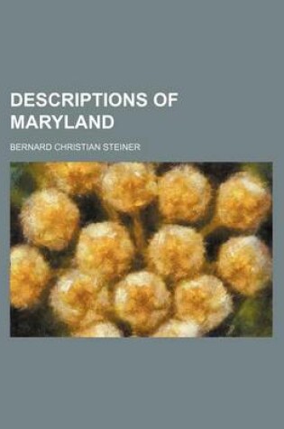 Cover of Descriptions of Maryland