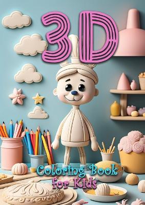 Book cover for 3D Coloring Book for Kids age 4 up Activity Book for Kids