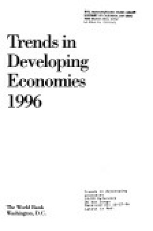 Cover of Trends Developing Economies 1996 E