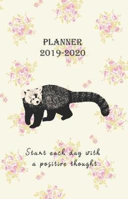 Book cover for Planner 2019 - 2020 Start each day with a positive thought