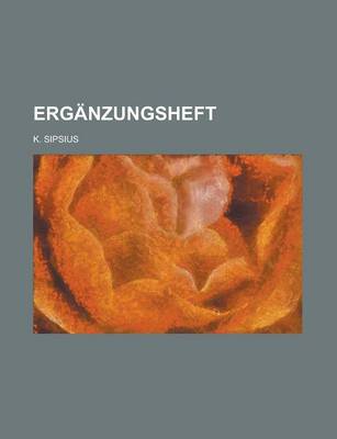 Book cover for Erganzungsheft