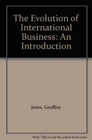 Cover of The Evolution of International Business