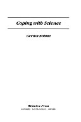 Cover of Coping With Science