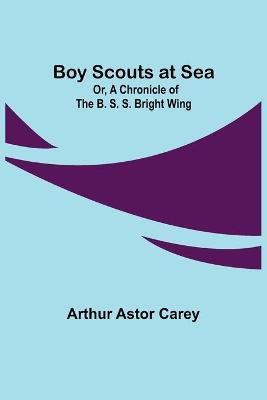 Cover of Boy Scouts at Sea; Or, A Chronicle of the B. S. S. Bright Wing