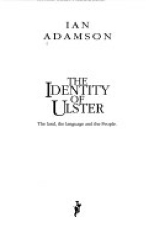 Cover of Identity of Ulster