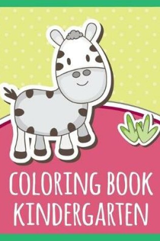 Cover of coloring book kindergarten