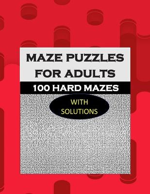 Book cover for Maze Puzzles for Adults