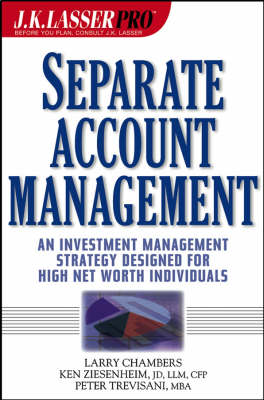 Book cover for J.K. Lasser Pro Separate Account Management