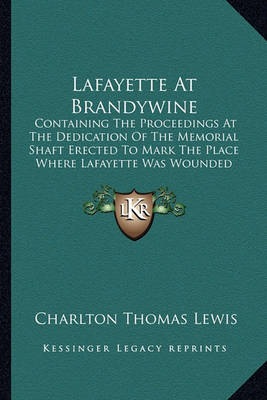 Book cover for Lafayette at Brandywine