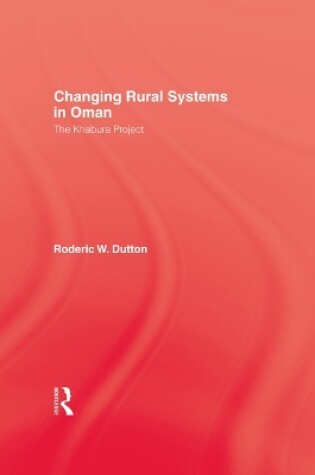 Cover of Changing Rural Systems In Oman