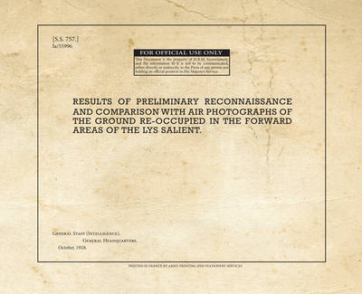 Book cover for Results of Preliminary Reconnaissance and Comparison with Air Photographs of the Ground Re-Occupied in the Forward Areas of the Lys Salient