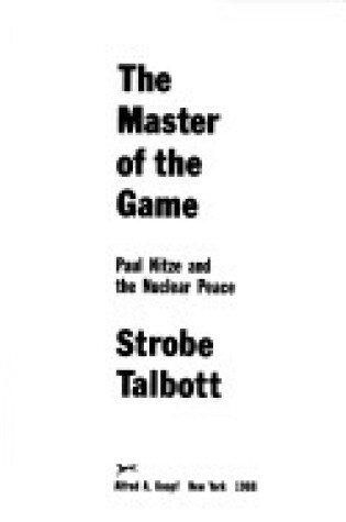 Cover of The Master of the Game