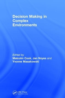 Book cover for Decision Making in Complex Environments