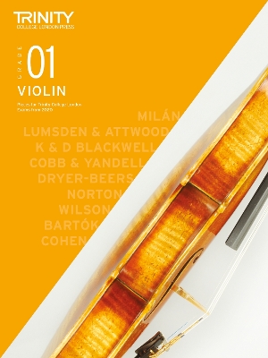 Book cover for Violin 2020-2023. Grade 1