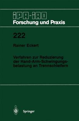 Book cover for Verfahren zur Reduzierung der Hand-Arm-Schwingungsbelastung an Trennschleifern