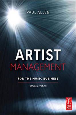 Book cover for Artist Management for the Music Business 2e