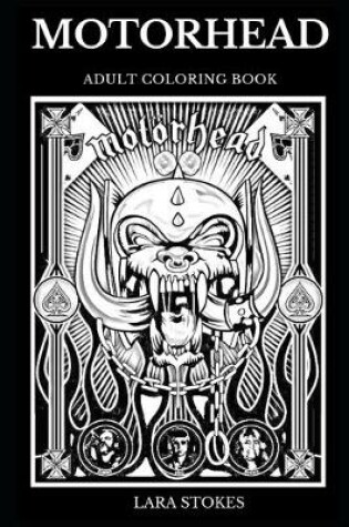 Cover of Motorhead Adult Coloring Book