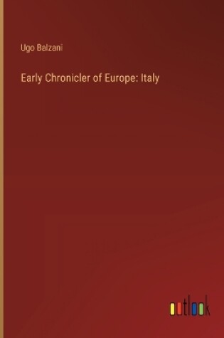 Cover of Early Chronicler of Europe