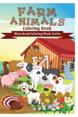 Book cover for Farm Animals Coloring Book